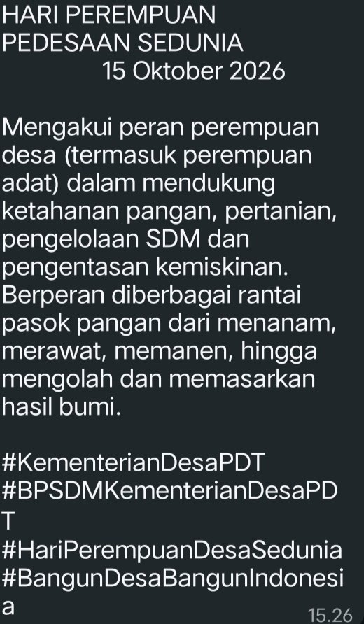 RumarMike's tweet photo. #KementerianDesaPDT
#BPSDMKementerianDesaPDT
#HariPerempuanDesaSedunia
#BangunDesaBangunIndonesia https://t.co/a0XuzqTDnW