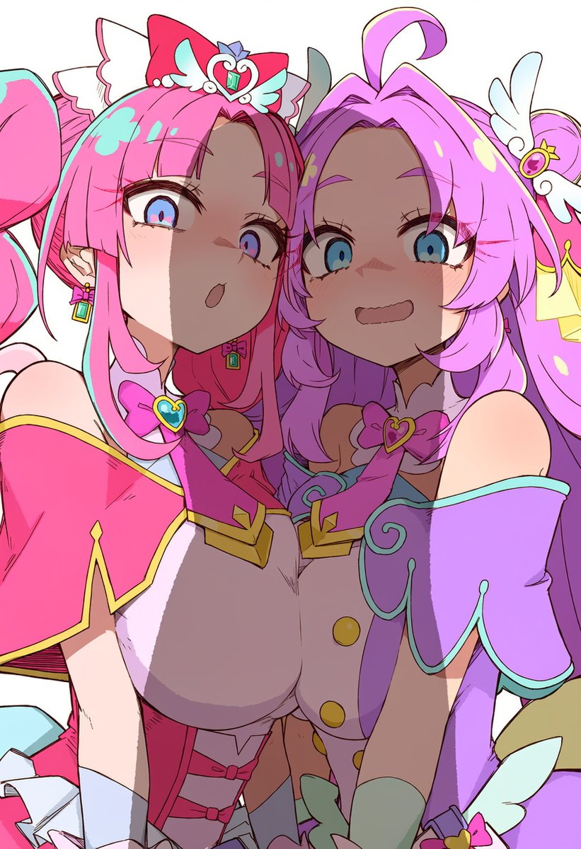 narinrain's tweet photo. ミスティック&アンサー                                                                                                                                                                                                                                                                               This is a clean SFW style artwork.