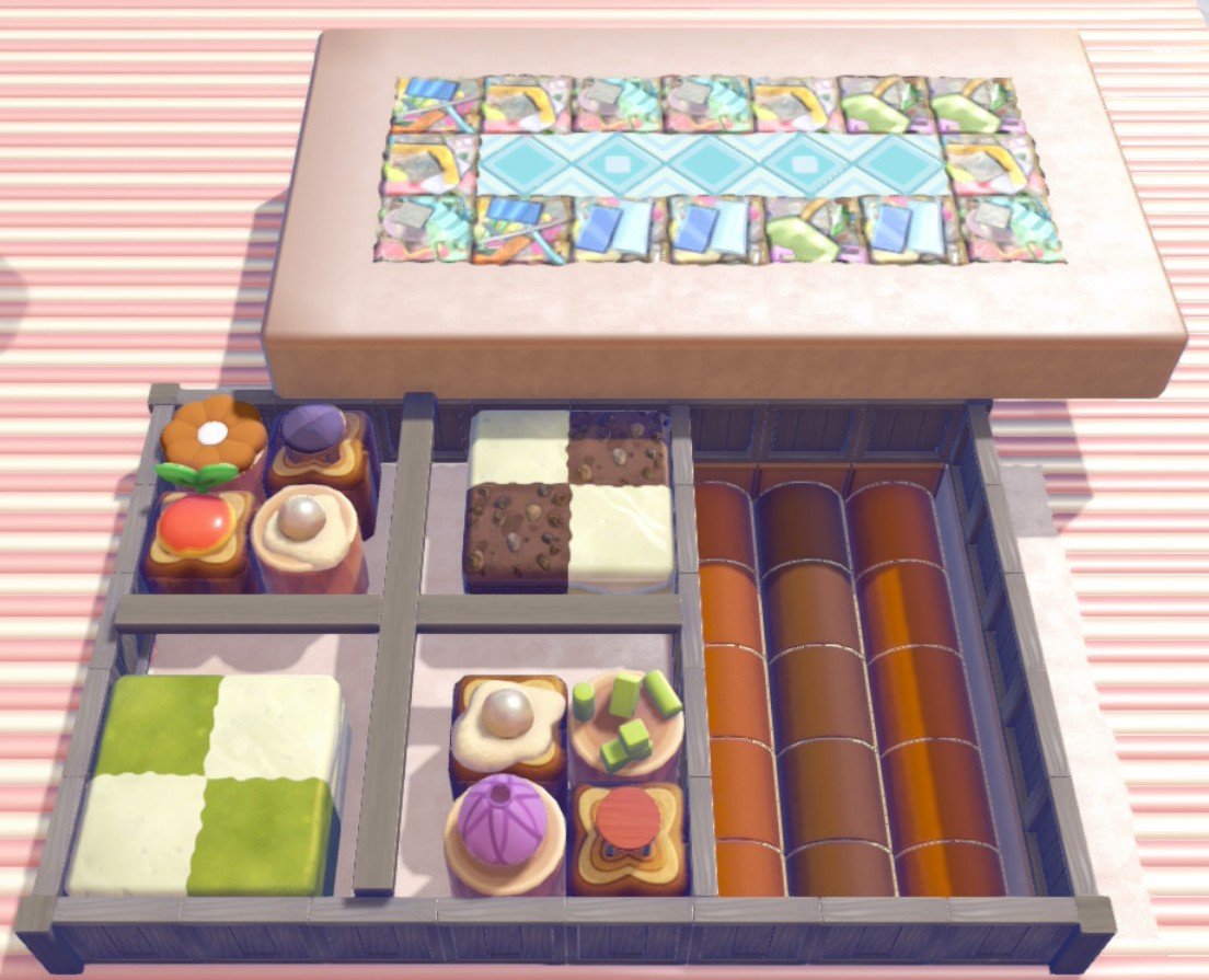 new_sakuranoki's tweet photo. クッキー缶🍪フタ付き😂
ヨッ◯モックのシ◯ール(プレーン＆チョコ)とモロゾフ風。アイスボックスクッキーは、みおんぬ様(@mionnu13dq)の素敵な作品を参考にさせていただきました🙏ありがとうございます✨️
クッキー屋さんの屋上装飾とかに使える…かな？
#ぽこあポケモン #ぽこポケ #pokopia https://t.co/vzGOptmnDr
