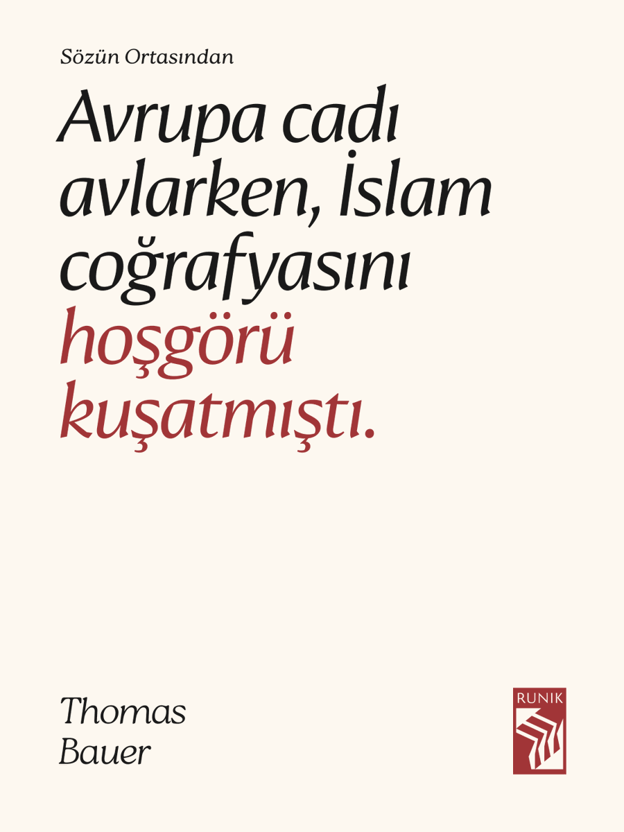 RunikKitap's tweet photo. “Avrupa cadı avlarken, İslam coğrafyasını hoşgörü kuşatmıştı.”

Thomas Bauer, Neden İslam'ın Orta Çağı Yoktu? kitabında yerleşik tarih anlatısına meydan okuyor.

Web sitemizden ve https://t.co/jCazEgdO88 üzerinden ulaşabilirsiniz. 📚

#ThomasBauer #KitapÖnerisi #İslamTarihi https://t.co/VAMR1aWofz