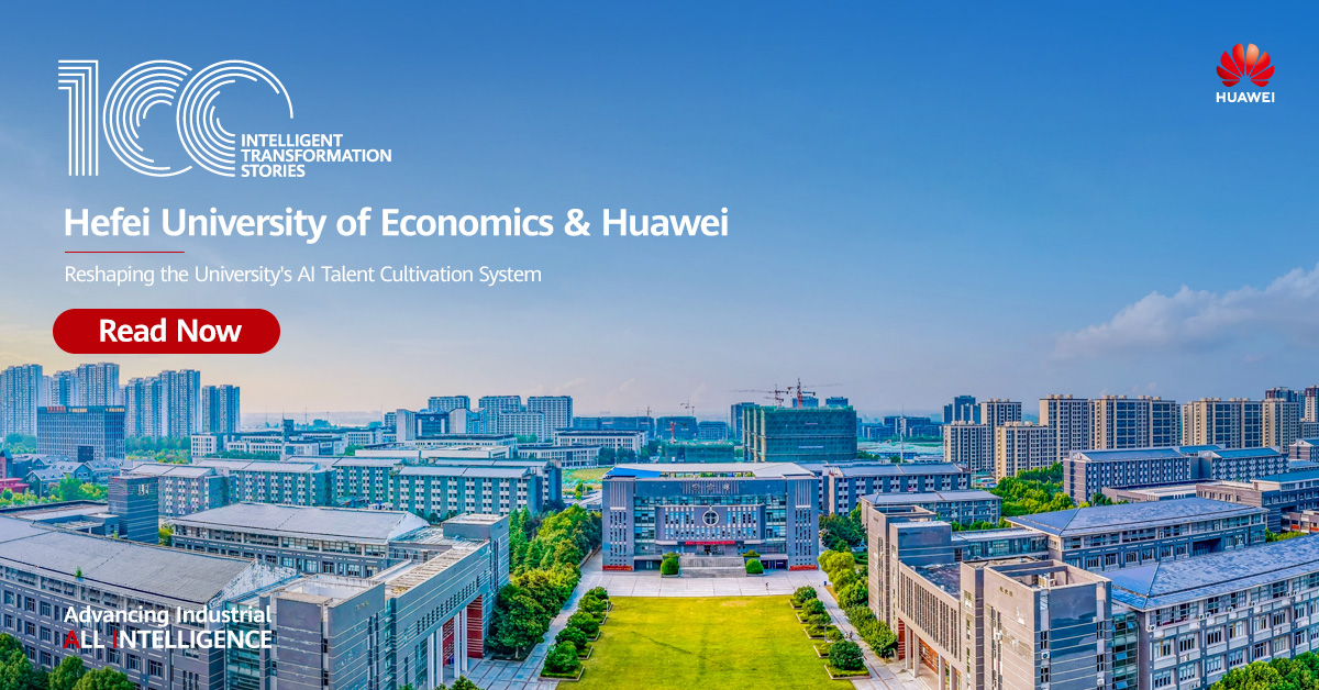 HuaweiEnt's tweet photo. China's Hefei University of Economics partnered with Huawei to better align technology talent cultivation with actual industry demands. Discover more here: https://t.co/CuVoYrC92i #Stories100 https://t.co/vhXIVnLbpH