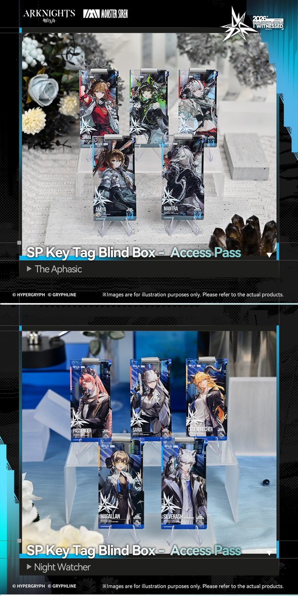 GLStore_EN's tweet photo. #Arknights Merch Showcase

"Ambience Synesthesia2026 - I Witnessed" Series Merch Pre-order Is Live!

Check the link below for more info!
Pre-Order link: https://t.co/Wnl6IlmKgI https://t.co/US9xjtxiGT