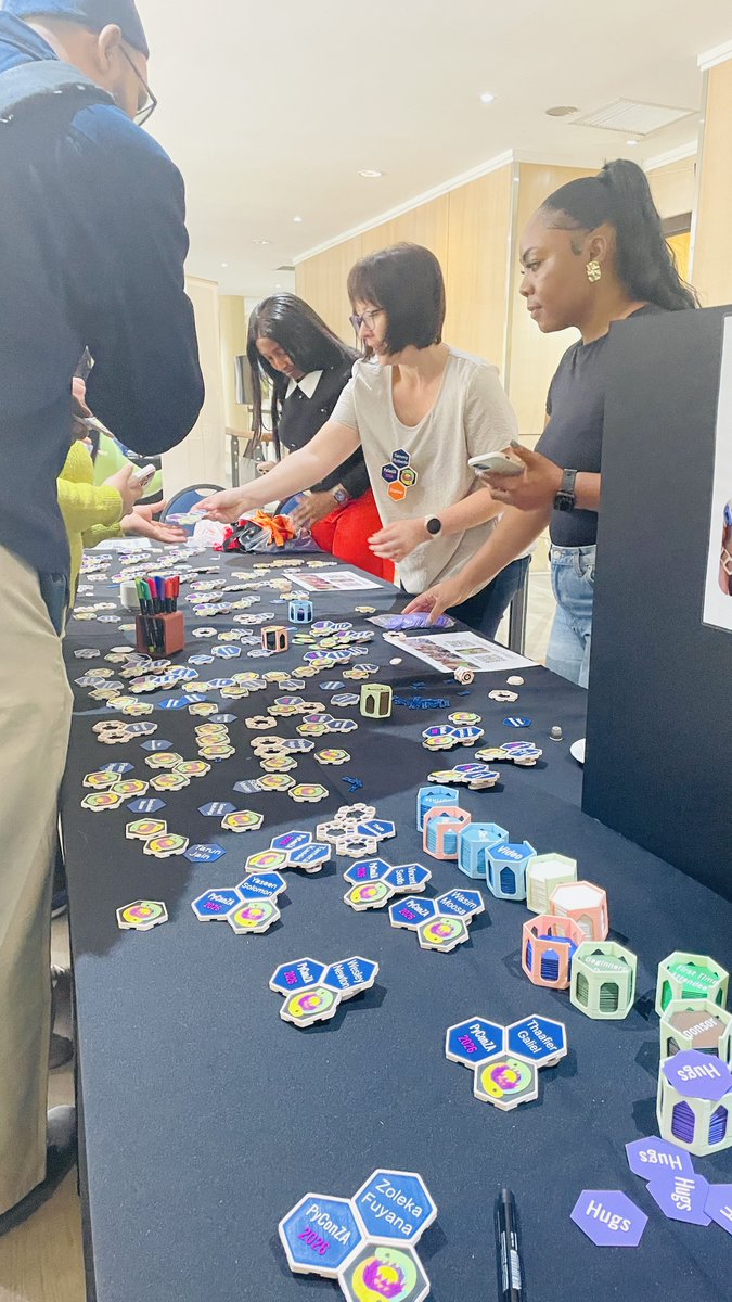 pyconza's tweet photo. Time for the badge. Get your badge and enjoy the conference
#PyConZa https://t.co/HZzEJDwmYb