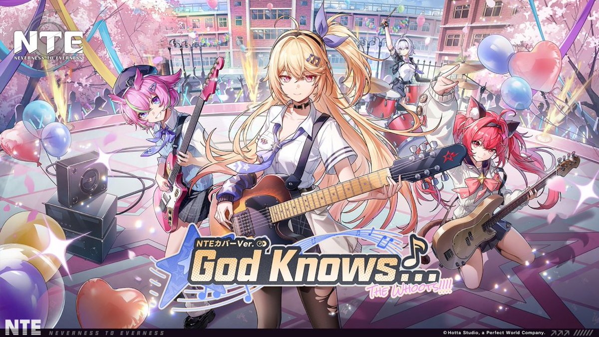 denfaminicogame's tweet photo. 『NTE』「明音凛（CV.長谷川育美）」があの「God knows...」を歌うスペシャル映像が公開！カバー楽曲は10月21日よりゲーム内にも実装
https://t.co/1brFQpki5L

過去には『BanG Dream! It's MyGO!!!!!』より「迷星叫」をカバー。まもなく実装される新ストーリーでは明音の隠された過去が徐々に明らかに https://t.co/BfKWRMt034
