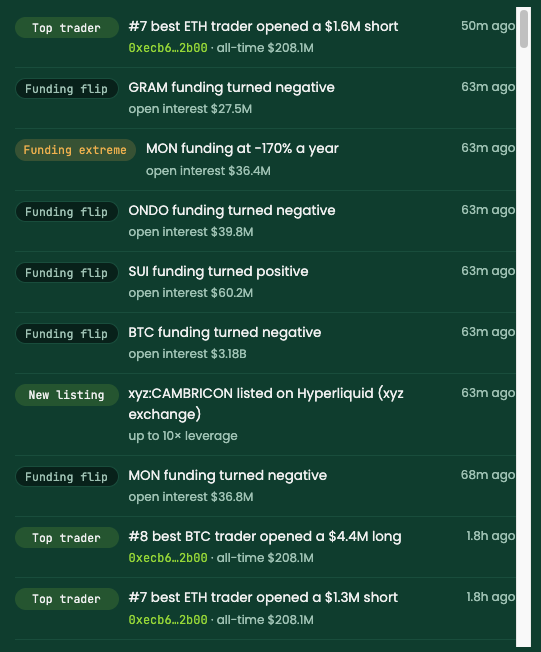 TradingSatoshi's tweet photo. Some of our recent events over on TradingSatoshis trading dashboard.
#tradingsatoshis #tradingsatoshi #dashboard #trading #livedata #bitcoin #btc #crypto #cryptocurrency #TradingEdge #tradingdashboard #news #newsevents #fed #marketnews #hyperliquid #trading #markets #news #longs #events