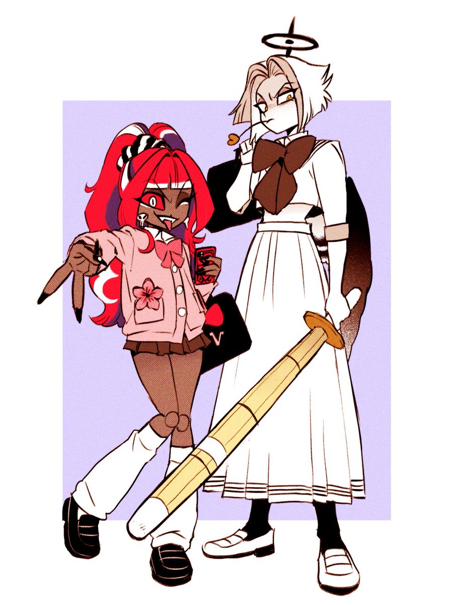 apetroltea's tweet photo. gyaru and sukeban 
#hazbinhotel https://t.co/8I0gTGR2nl