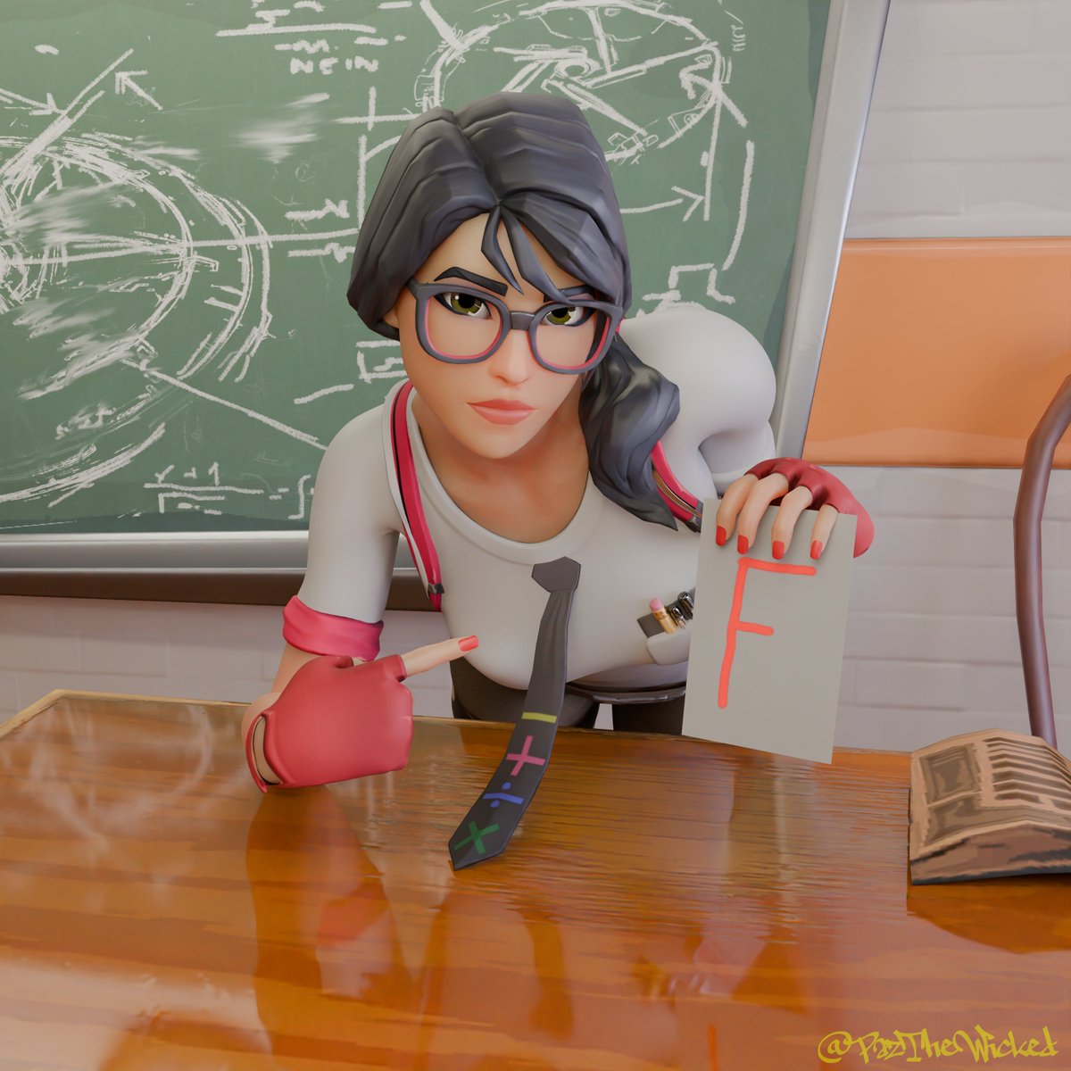PazThewicked's tweet photo. “See me after class” 📚✏️❤️

Model base by @x_RedEyes 
Male by @SaveAss_ 

#Fortnite #FortniteNSFW #NSFW #Blender #3d #Rule34 #FortniteRule34 https://t.co/RbH8YfgzlY