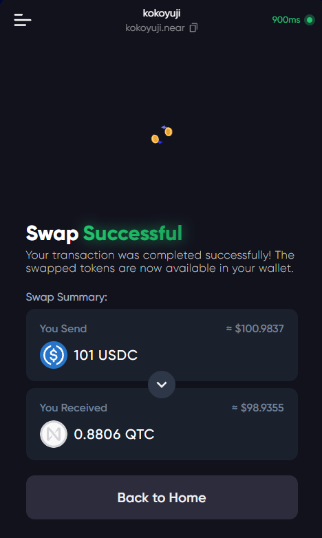 just_hooters's tweet photo. @MeteorWallet @QuantusNetwork Done, Smooth experience

kokoyuji.near https://t.co/RfSlHzpmYu https://t.co/2GKjWKdcCY