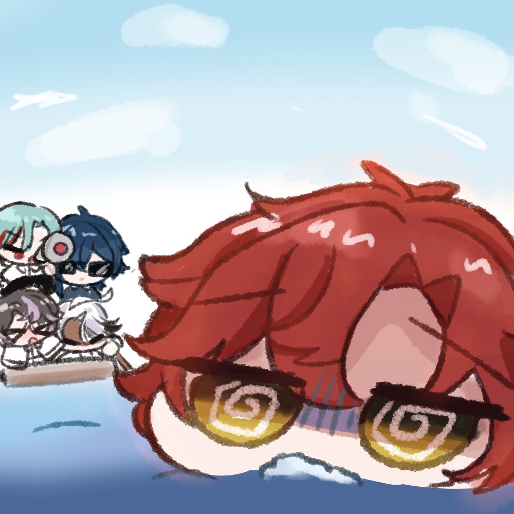 duckbubi0920's tweet photo. :我們來救你了🌊
#魁以fafa #希飯𝚊𝚛𝚝 
#畫蛇不添足 #鯨點藝術 #克畫 https://t.co/YO6CIsK2kH