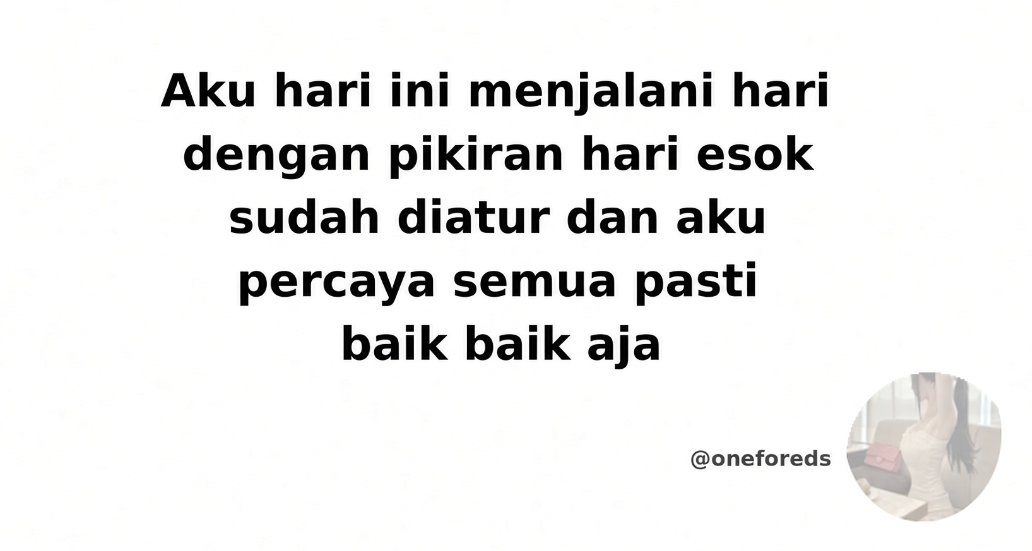 oneforeds's tweet photo. makanya kalo ada yang bilang "enak banget hidup lo mah" 

aku selalu jawab, mungkin pikiran kamu belum km perbaiki buat diri kamu sendiri. jadi kamu selalu liat kehidupan orang lain selalu lebih enak dari pada kehidupan kamu. 

abis itu aku langsung di diemin dan dibilang naif.