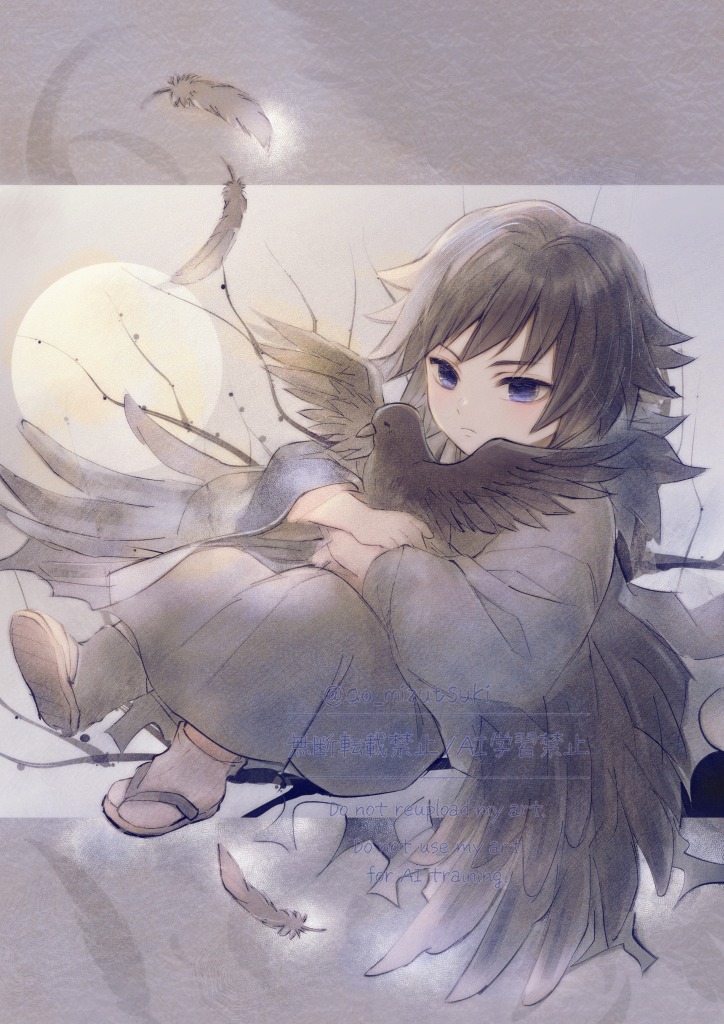 ao_mizutsuki's tweet photo. ぎゆさんとｶﾝちゃん🐦‍⬛
『ずっと一緒』 https://t.co/qeCj9fMWMv