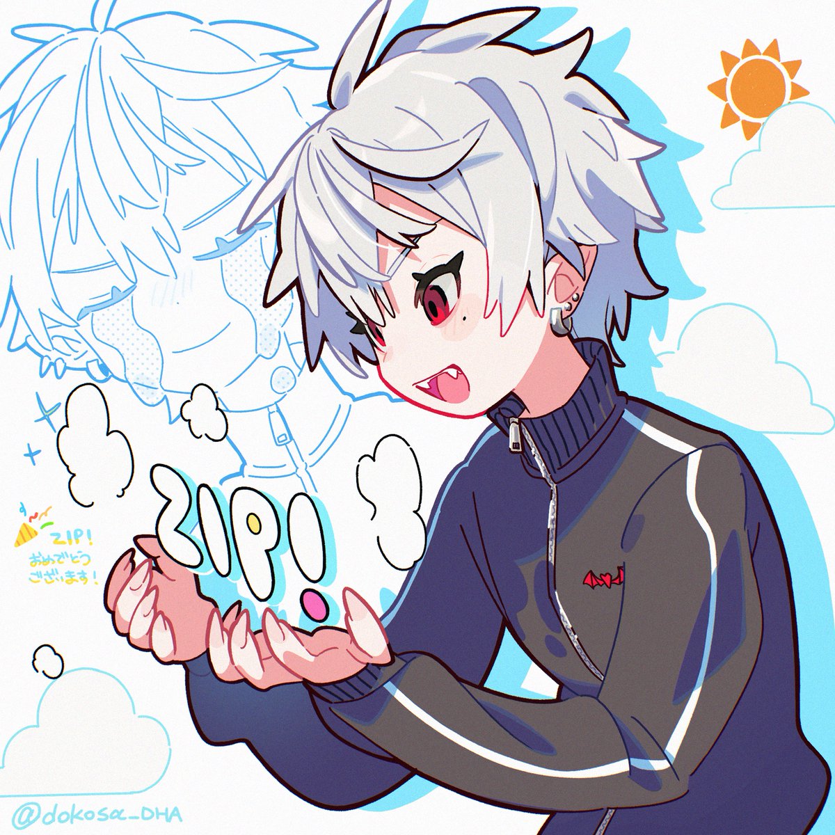 dokosa_DHA's tweet photo. #KuzuArt
ZIPポーズ嬉しい🥳㊗️ https://t.co/fVHz2AJ33j