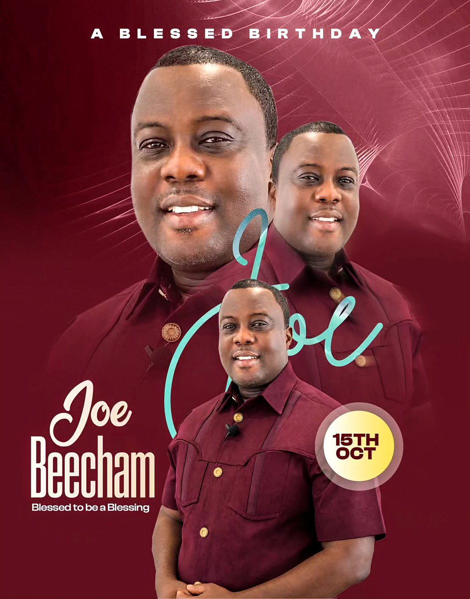 Noble_Nketsiah's tweet photo. Happy Birthday brother Minister @PsJoeBeecham ❤️

So honored to have you on the ‘Noble at 25’ stage. Wishing you God's best as you step into a new year. Catch him live at Tuv HaElohim on October 25 at ICGC Calvary Temple, Spintex Hills.

#NobleAt25 #JoeBeecham https://t.co/LiC0SnyLwO