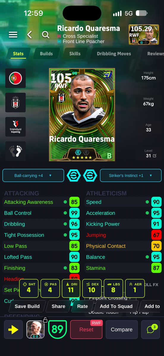 eFHUBx's tweet photo. 🇵🇹🎩 The Trivela King, Ricardo Quaresma makes his #eFootball™ Debut! https://t.co/jr99pavQT8