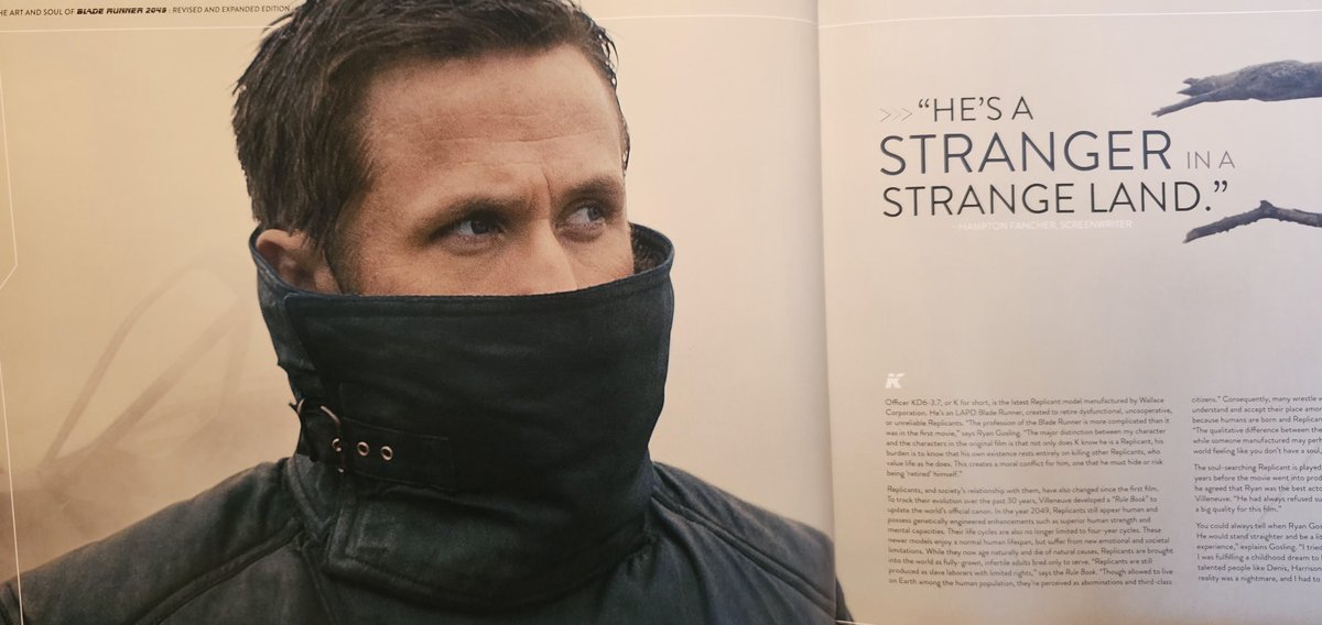 thekorbzeffect's tweet photo. Officer KD6-3.7 in the 'Art and Soul of Bladerunner 2049: Revised and Expanded Edition' https://t.co/QXpptiLIiH