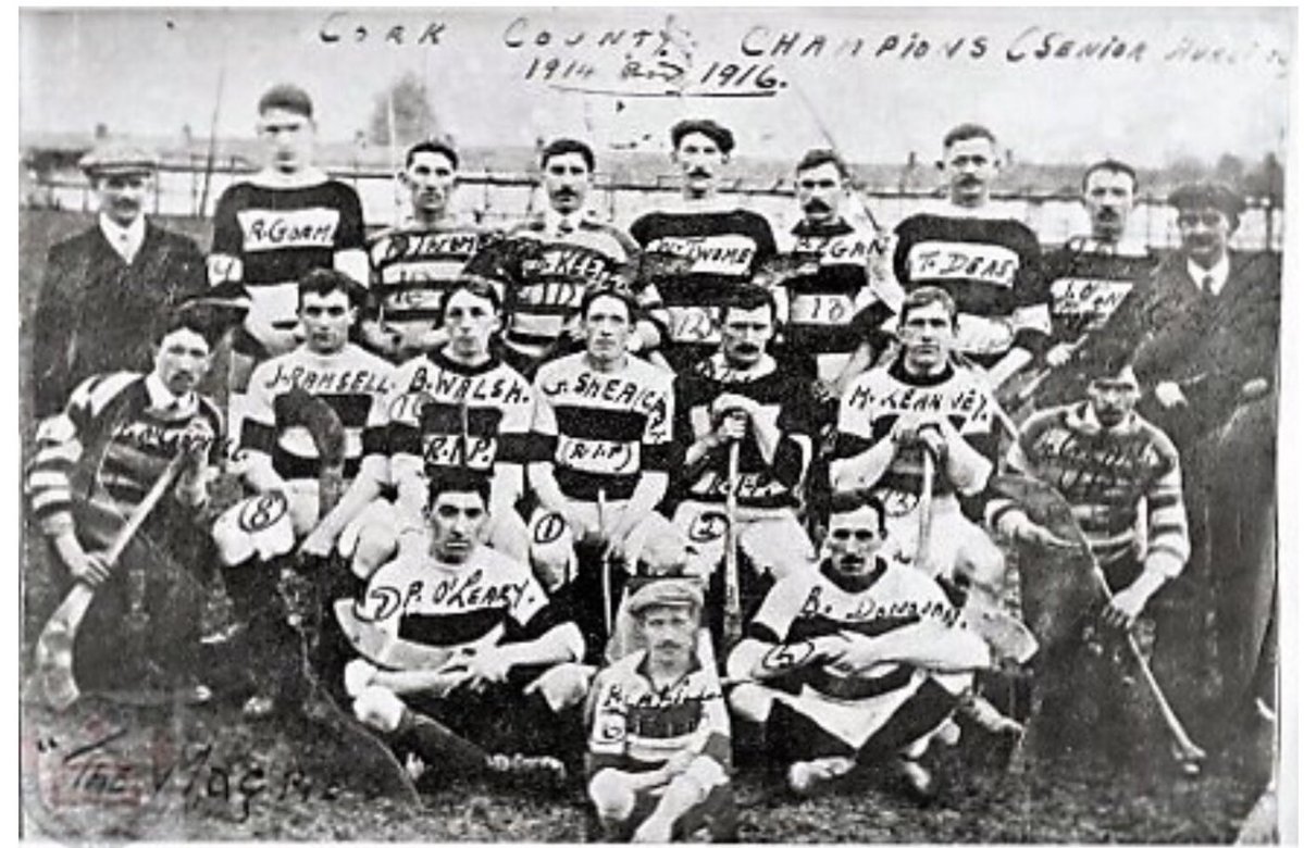 SportsHistory26's tweet photo. Glory for the Magpies 🔳🔲
#OTD 110 years ago @MidletonGaa were crowned @OfficialCorkGAA County Senior Hurling champions for the 2nd time in three seasons
#SportingMemories #Midleton #TheMagpies #CorkHurling #OTD https://t.co/Bk13rbskCY