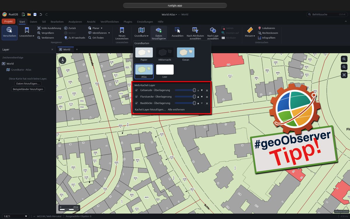 geoObserver_'s tweet photo. Tools des Monats: RustGIS, ein neues Open Source GIS / Tools of the Month: RustGIS, a new open-source GIS https://t.co/ANZRS01f1i #RustGIS #rust #gistribe #gischat #fossgis #foss4g #OSGeo #spatial #geospatial #opensource #gis #geo #geoObserver pls RT https://t.co/YdUPncLU5X