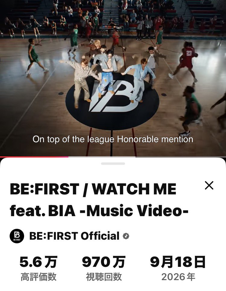 konasu_mama0324's tweet photo. WATCH ME feat. BIA♬*°
✨️970万回再生✨️ 通過してます😊✨️
さぁ 1,000万回再生✨️目指して! MV楽しもうね〜ෆ˚*✊🏻❤️🔥
#BF_WATCHME ♬*°
#BEFIRST https://t.co/9YY18yEqXy