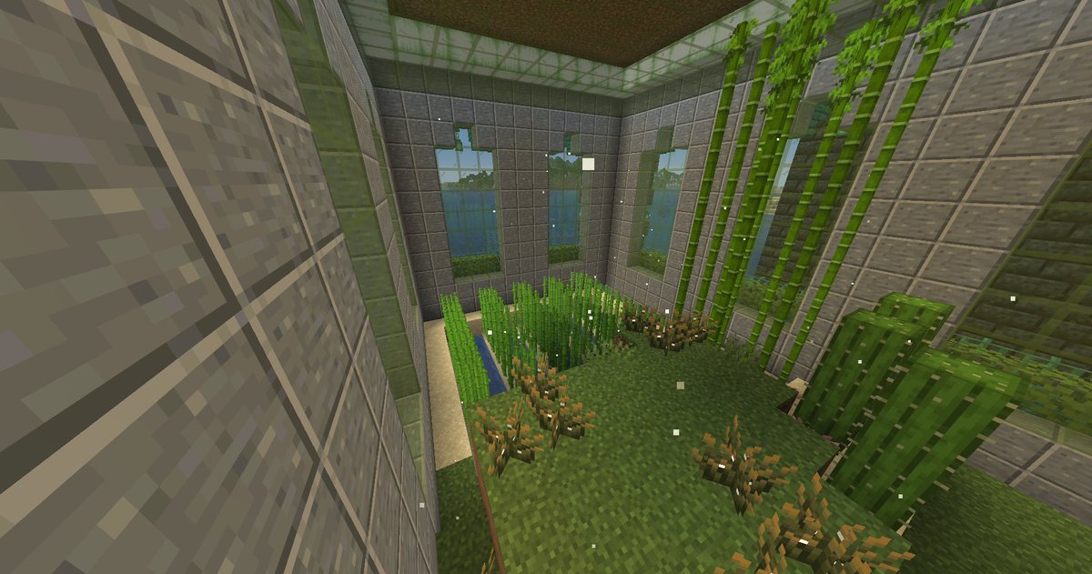 Inui_NorA's tweet photo. 【マイクラ 建築進捗】
🌳植物園兼収穫所🌳

屋根がかなり寂しいからデザイン考え直そう、、、
他内装4枚はコメ欄↓ https://t.co/qLTvjWEaHg