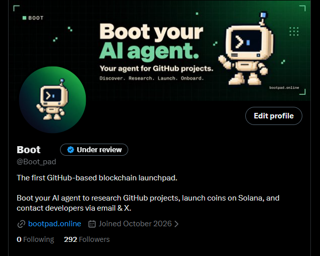 Boot_pad's tweet photo. We often get asked why we don't have a blue checkmark yet. We're still waiting for X to verify our account. https://t.co/yK6BXPDfFE