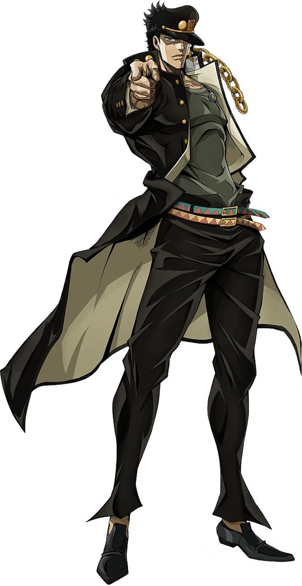 FlumbaWhomp's tweet photo. pre-P3 Jotaro is so funny to me cause when tf did the shift happen, he wasn't bulky at all but still tall af. It takes like a year for muscle growth like Jotaro's, this implies the flashback Jotaro is like 14-15 and thats a bit crazy, big ass boy https://t.co/qcnhngi4U4