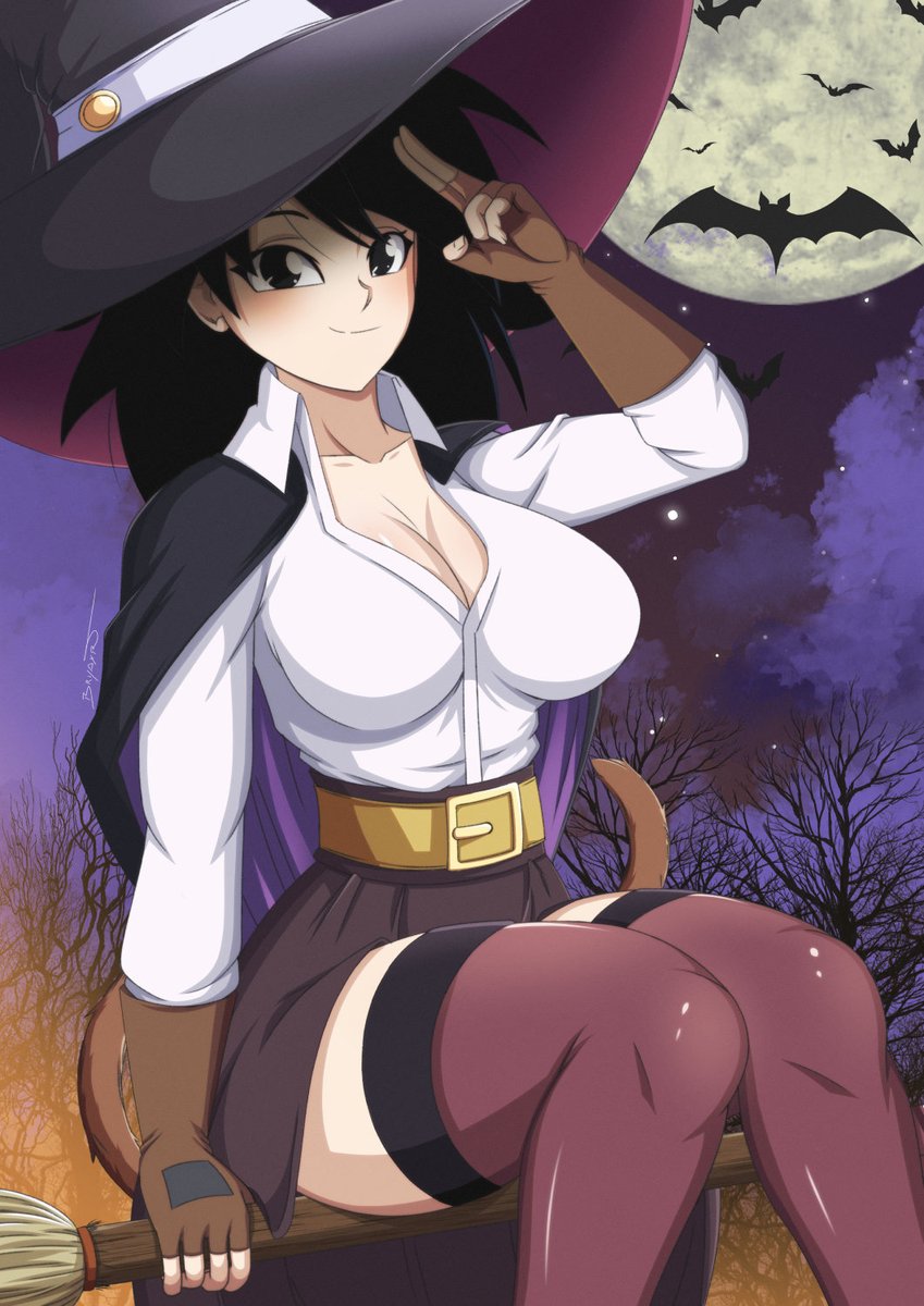 Bryaxrt_bkp's tweet photo. Witch Celary for this spooky season! 🎃👻🧹

#Celary #DragonBallOC #OCArt #Halloween2026 #CommissionsOpen #AnimeArt https://t.co/qRNDj1pboH