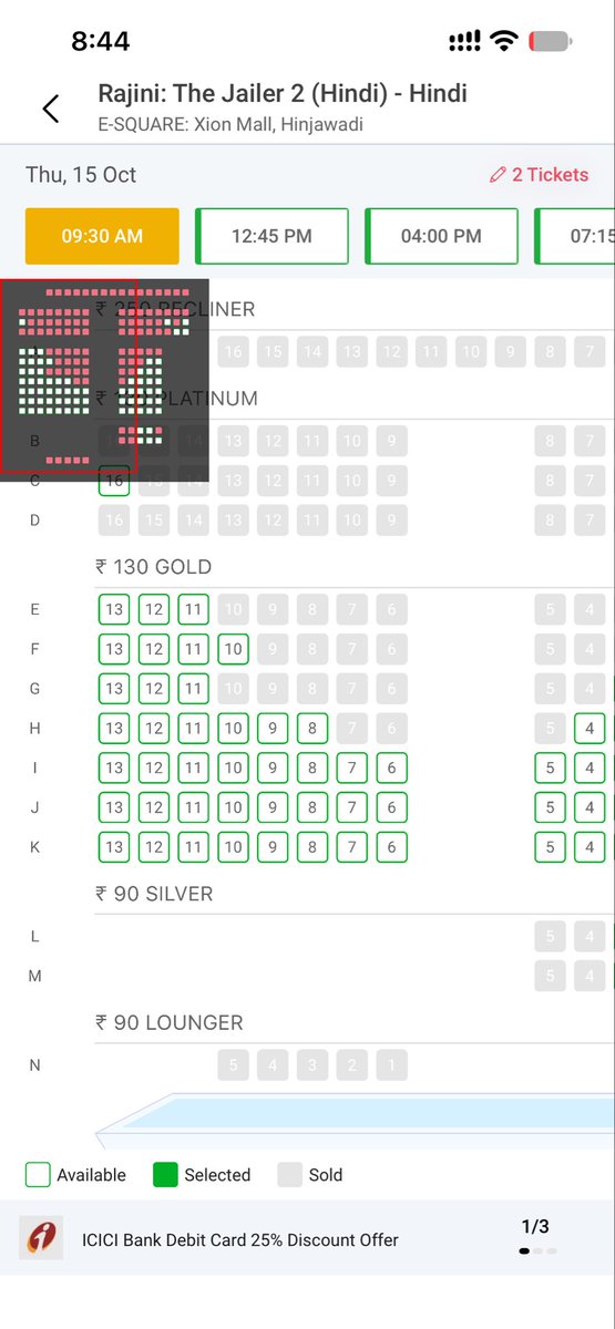 Mr_Bals_2's tweet photo. #Jailer2 Hindi getting some fast felling in western region 
#jailer2FDFS https://t.co/lOoKC5Tl8O