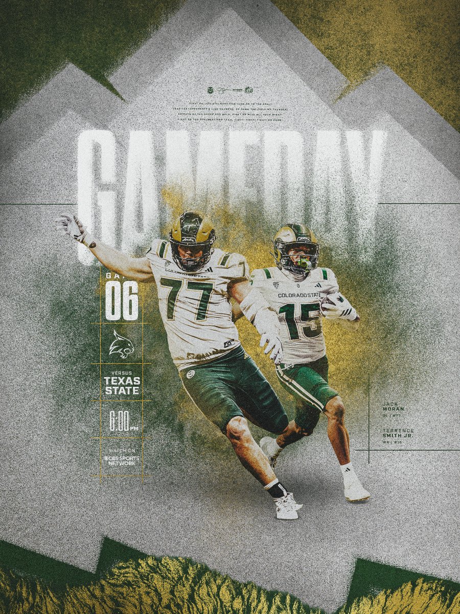 CSUFootball's tweet photo. Another opportunity in the Lone Star State

📍 San Marcos, TX
⏰ 6:00 PM MT
🆚 Texas State
📺 CBS Sports Network
📰 https://t.co/UmmGV7ln3u https://t.co/1o9PlHvwCM