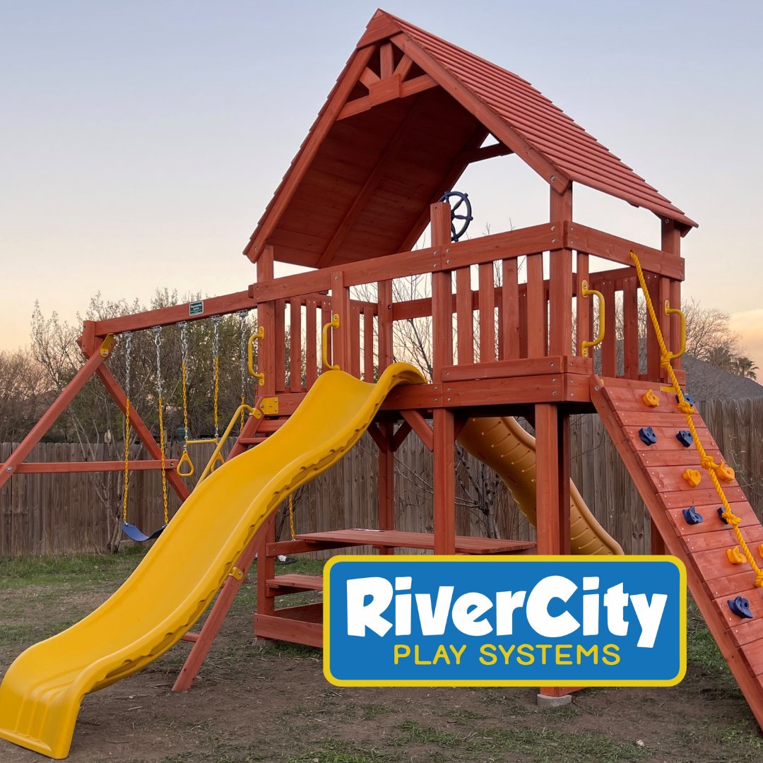 RiverCityPlay's tweet photo. π Check out the Original Fort XL, now featuring 2 slides and a stylish wood roof! π’ Ready to make it your own? Customize your fort by visiting one of our Greater San Antonio locations today!
#RiverCityPlay #SanAntonio #BackyardFun #Playtime https://t.co/w918iO9SUk