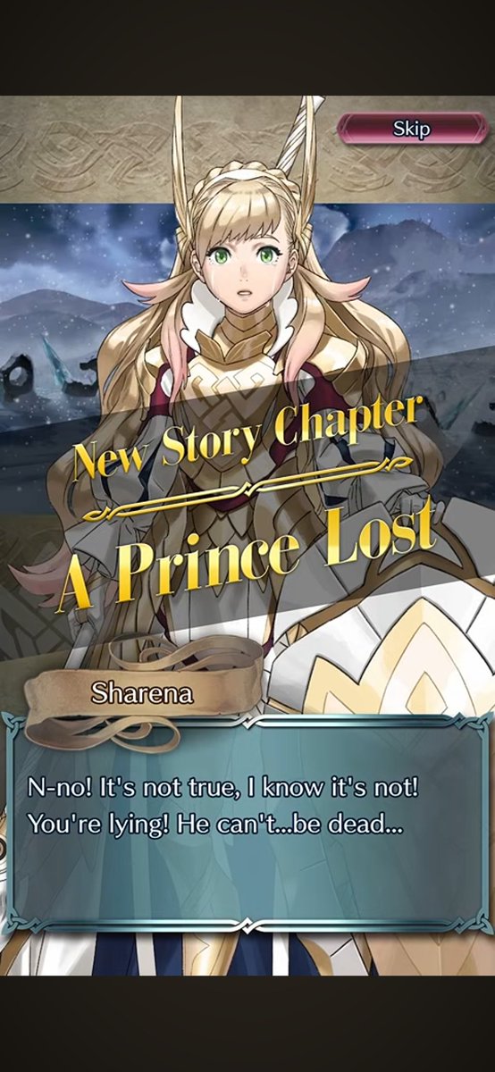 Erekiman008's tweet photo. @FE_Heroes_EN No surprise with the CYL4 duos but gods Sharenas reaction to her brothers death is heartbreaking 😭 https://t.co/9TzWx8EBNc