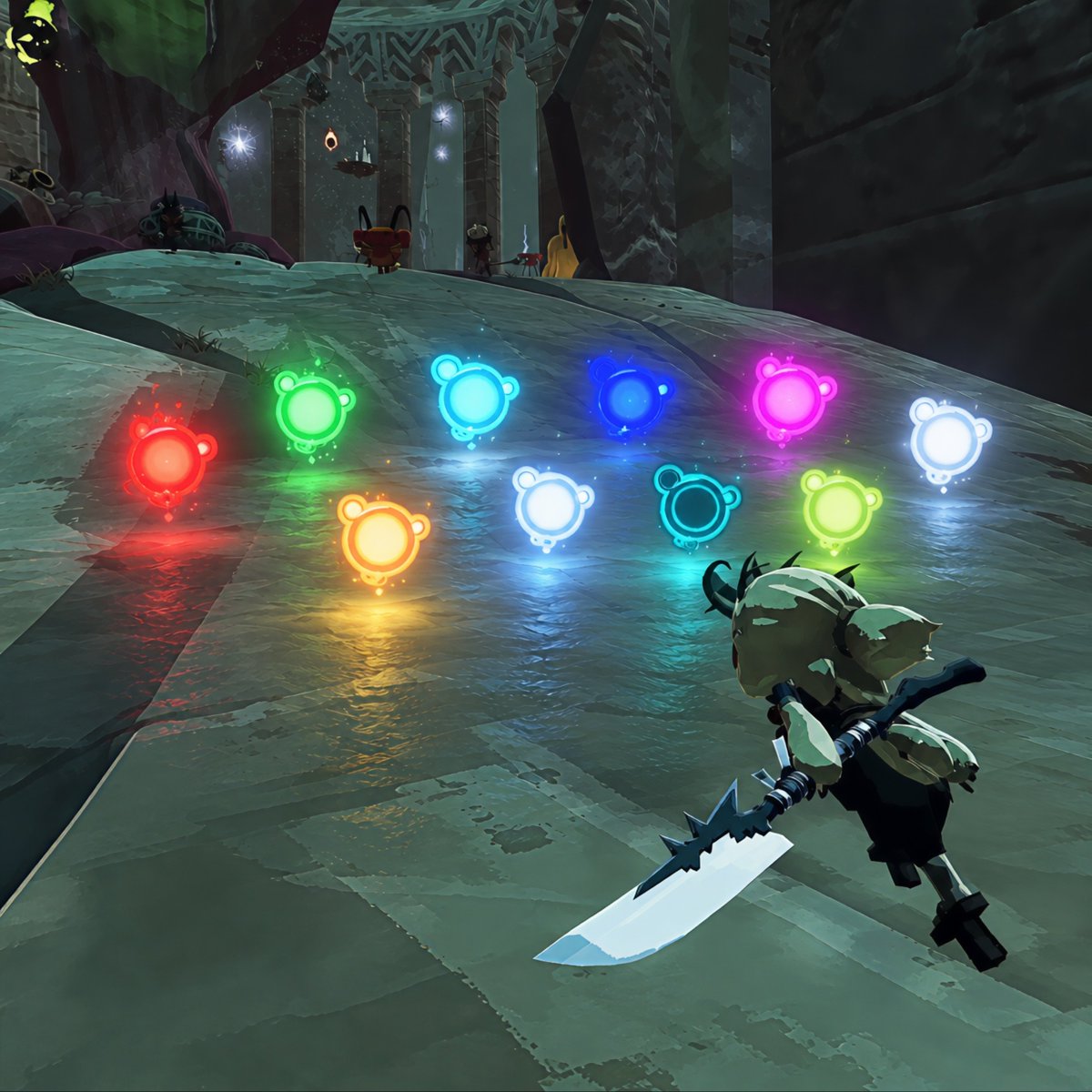 Pandinus_art's tweet photo. NEW COMMAND: Aspect Pact
Fanmade Command concept that could launch with the next DLC or DLCs.

Pick one at spawn to shape your run.

Fanmade. Not official. A completed gift.

#riskofrain2 #ror2 #fanconcept #gamedevconcept #eliteaspect https://t.co/WDvqjZiauy
