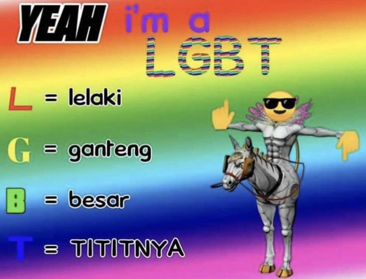 sth3lier's tweet photo. bangga #lgbt https://t.co/6R8XTF9w7a