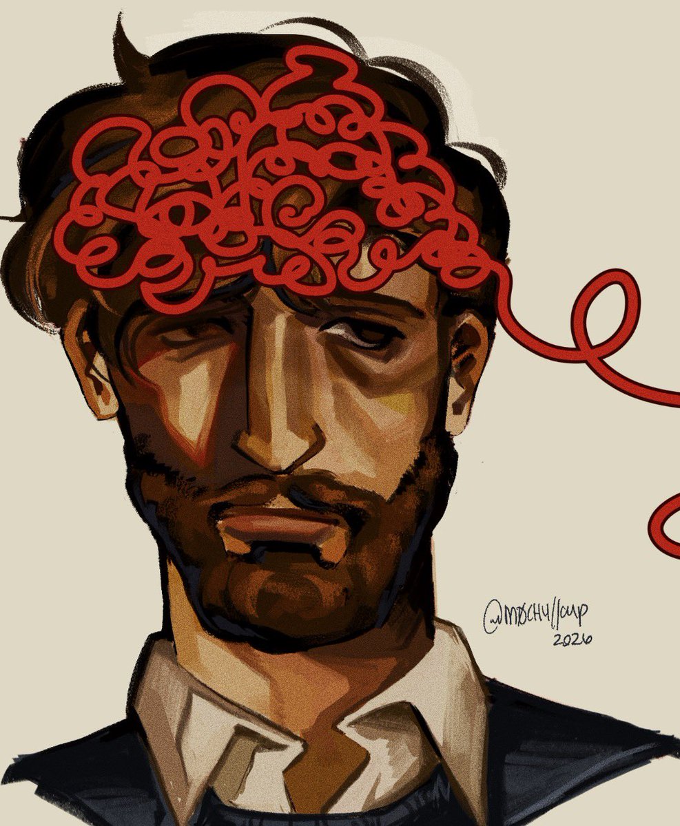 M0ch4Cup's tweet photo. My mind is a mess. 
#nathan #hauntedhotelfanart #hauntedhotelseasontwo https://t.co/5IORm1HcUg