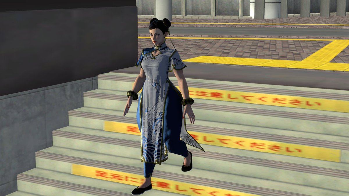 KaiMvla's tweet photo. Chun-Li from Street Fighter walking on stairs to get a train with shrunken young woman on her ear. Made at SFM.

Models and background:

Chun-Li by Affurab.
NPC by 8Yaron8.
Central Street (Persona 5) by JonathanFS.

#ChunLie #StreetFighter #Capcom #Giantess #Tiny #Shrink #SFM https://t.co/a90IzOCEg1