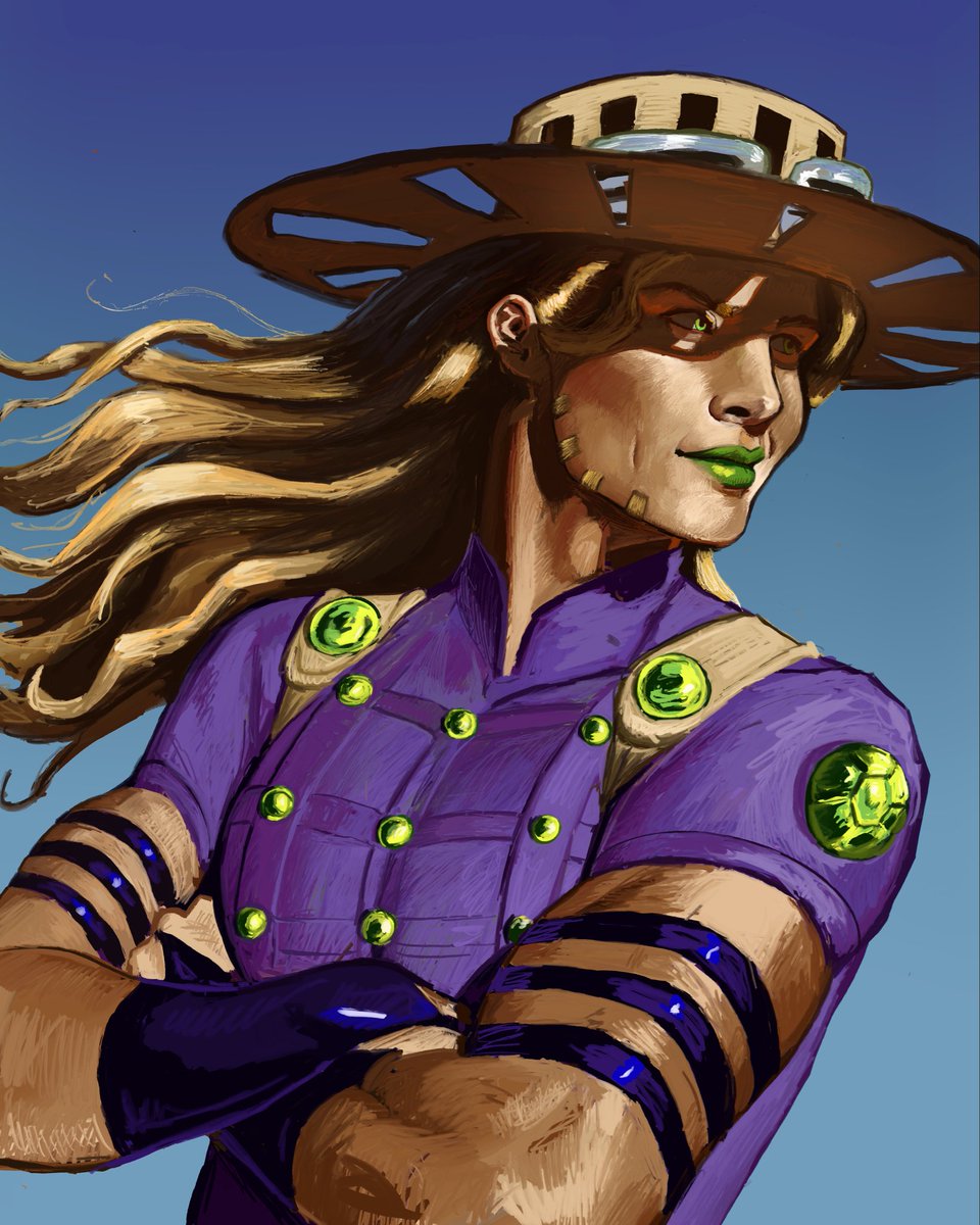 g7127_'s tweet photo. what I saw           what I drew
#sbr #jjba https://t.co/wULxKosO2h