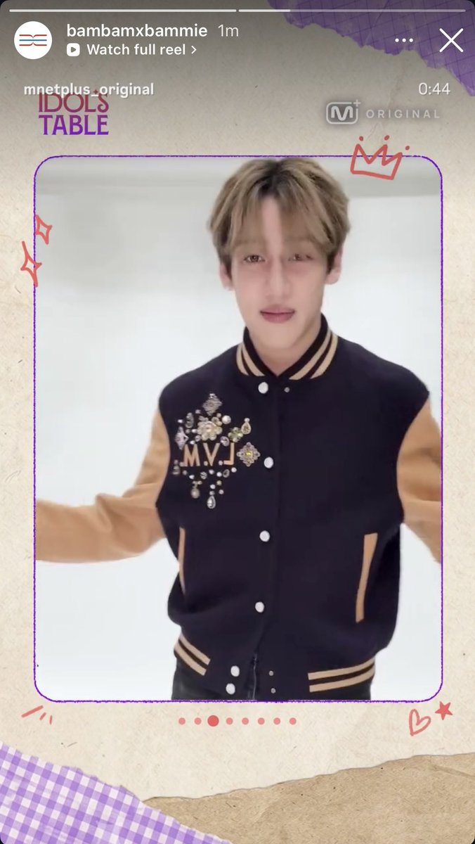 BamBamBooster's tweet photo. 261015 | @BAMBAMxBAMMIE’S IG REELS 

BamBam Official แชร์โพสต์คลิปจาก Mnet Plus ลงใน IG Story ด้วยนะคะ ตามพิกัดเข้าไปเติมเอ็นเก��เมนต์กันค่ะ
🍽️ https://t.co/JqNrIxEDS7

#IDOLSTABLE #MnetPlus_Original 
#BamBam #뱀뱀 @BamBam1A 
@BAMBAMxBAMMIE https://t.co/UgJ5FP3pgt