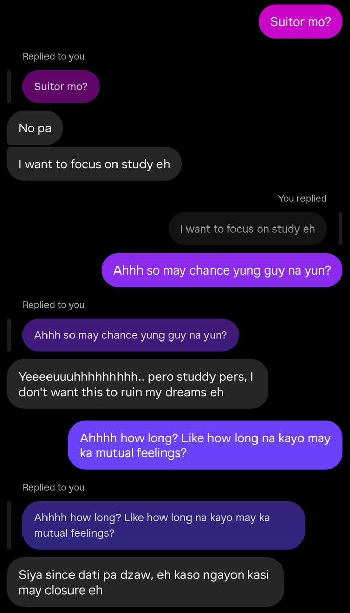 CapforTal's tweet photo. Whahahahah :( gagi imagine from gr9-gr12 ko na gustohan tas malalaman kong may soon to be suitor na siya gagi anong laban ko dun eh best friend na "soulmate" lang tingin mo sakin https://t.co/tFRVPLHBkL