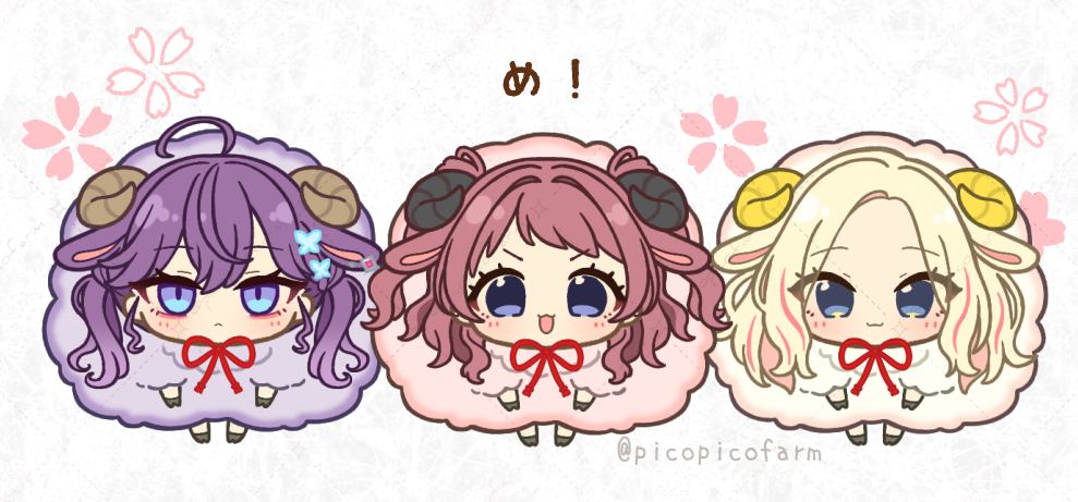 picopicofarm's tweet photo. スターダスト組がめっちゃ可愛くできた🐑 https://t.co/vXmxO4hWmP