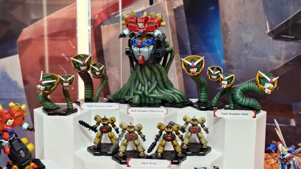 gdam429mk2's tweet photo. 今後発売されるガンダムアッセンブルの展示も盛り沢山でした！
デビルガンダムとガンダムヘッド良いなぁ✨️ https://t.co/57iDkZSoEu