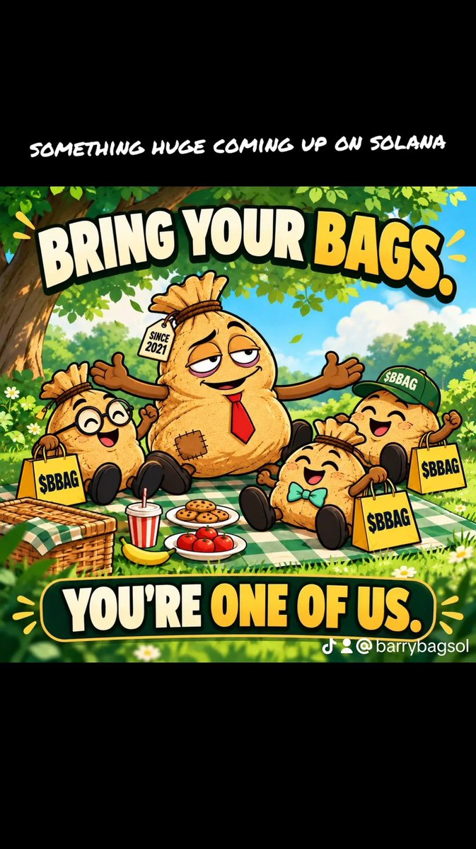 BarryBagSol's tweet photo. @TheMisterTurtle Join $BBAG.  Coming Soon on pumpfun https://t.co/TuApAC1LuW