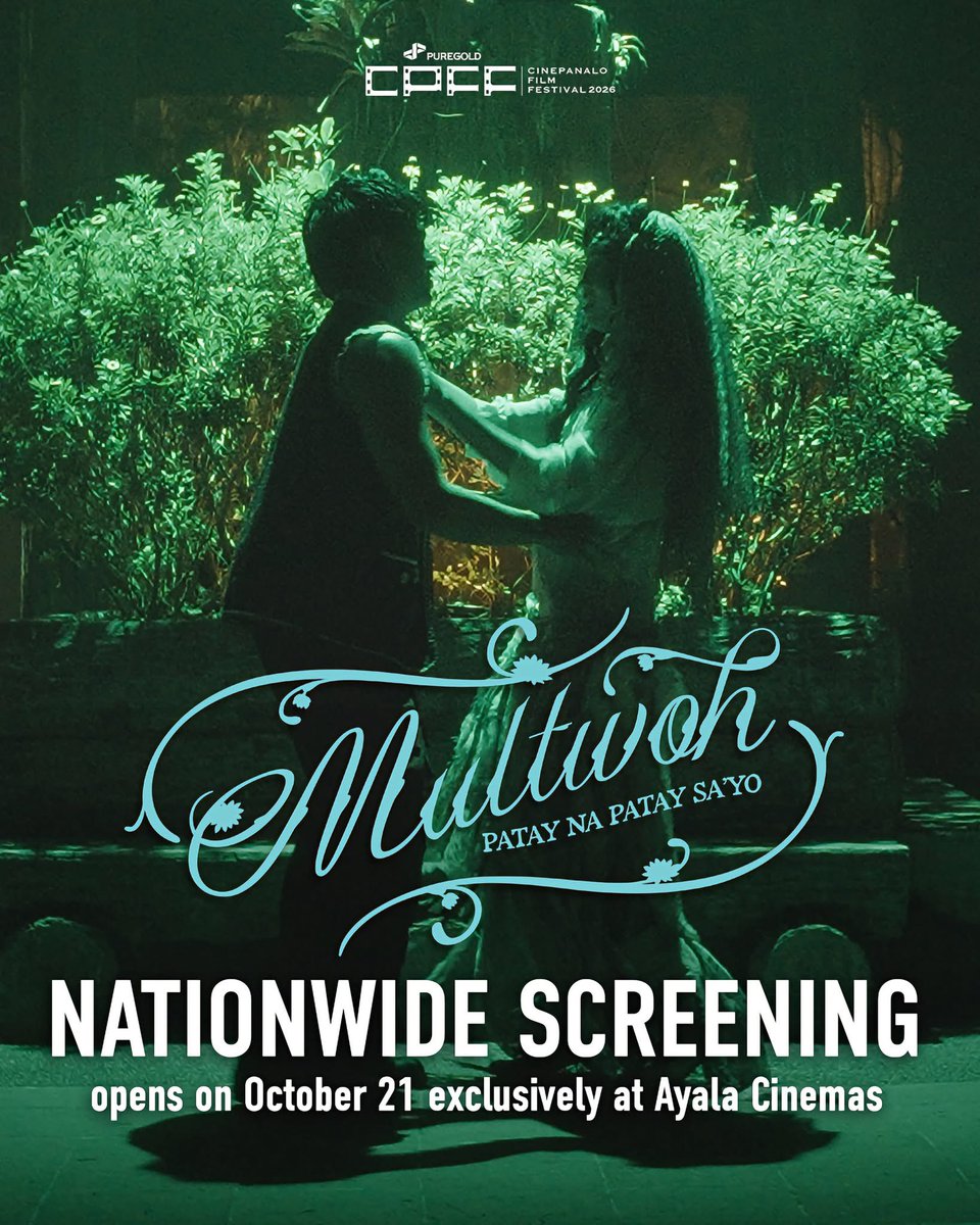 starmometer's tweet photo. Puregold CinePanalo’s Blockbuster Hit ‘Multwoh (Patay na Patay Sa’yo)’ Earns Nationwide Run with Ayala Cinemas

https://t.co/han37dfMcM https://t.co/IgZElwiqXS