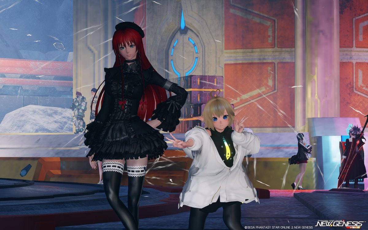 onw2g's tweet photo. 上げ損ねたSS(・ω・)ツーショット二枚組、ゆったりさんのキャラデザ綺麗で可愛いしケモミミの使い方もすごくよくてとても眼福になります(´ω｀*)。アルカさんも元気な女の子イメージで可愛くてツーショット撮れたの嬉しいですねぇ(・ω・)！またこんな感じでしれっと撮影していくぞい https://t.co/0h57LhBNjR