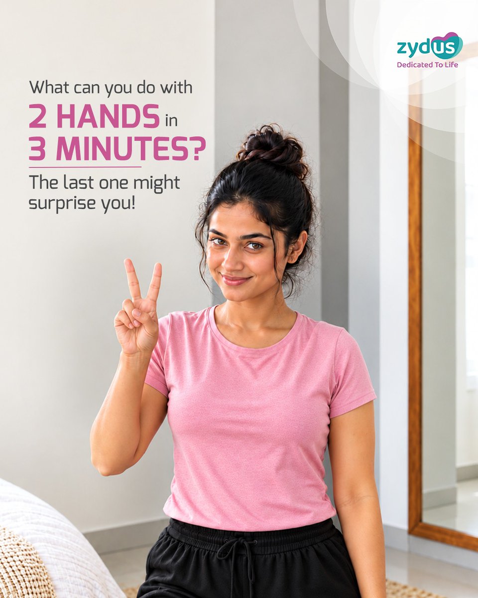 ZydusUniverse's tweet photo. We use our hands for so many little things every day. Why not use three minutes to check in with yourself, too?​

Take the #EasiestExam and visit https://t.co/99lpDVpJlV to know more.​

#EasiestExam #ZydusLifesciences #DoHaathTeenMinuteEkAasaanSaExam #BreastCancer #BreastCancerSelfExam