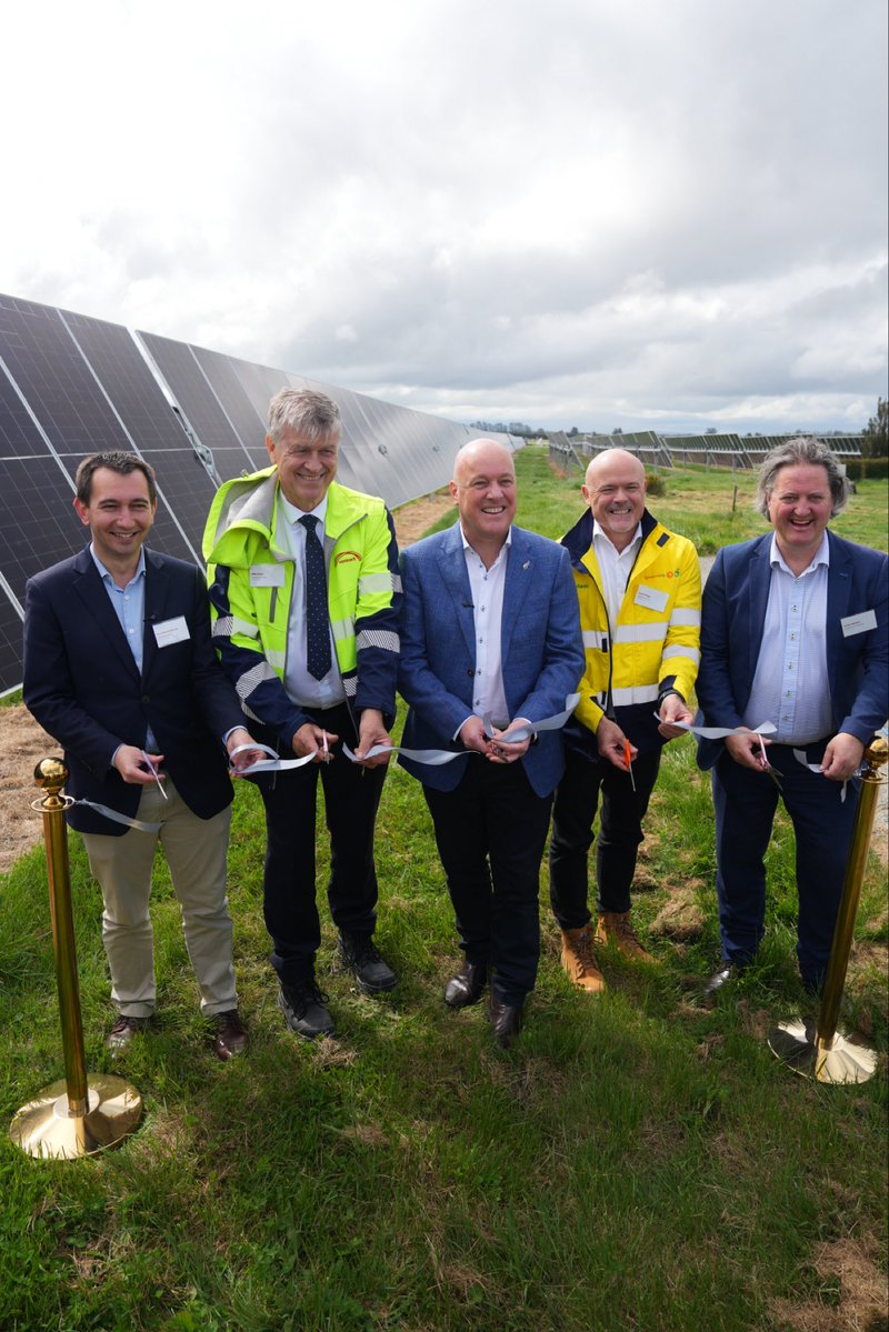 chrisluxonmp's tweet photo. New Zealand's biggest solar farm officially opened today.

And the good news is, National will make it easier for both homeowners and renters to generate their own cheap power too.

Our Home Energy Fund will make it easier for households to invest in solar, batteries, insulation and other energy resilience measures without large upfront costs.

And within the first six months of a re-elected National Government, shops will be able to sell plug-in solar panels off the shelf. So you can walk into a local shop like Bunnings or Mitre 10, walk out with a plug-in solar panel, and start generating electricity when you get home, whether you own or rent. As easy as that.

This election is going to be tight, and the choice couldn’t be clearer.

National has a plan for more affordable power, including plug-in solar, with No New Taxes. Or a Labour government that would leave Kiwis worse off with nine new taxes.