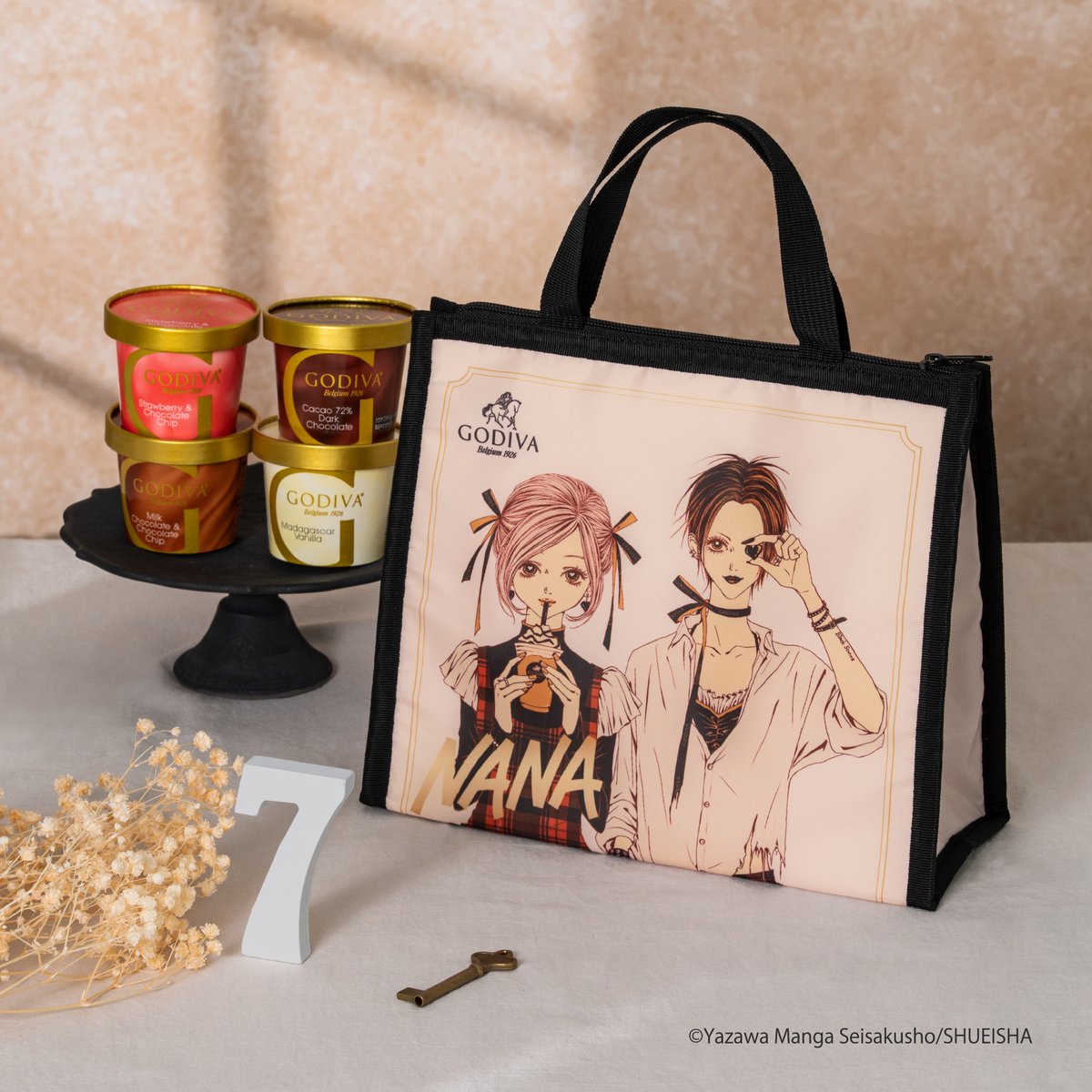 Godiva_JPN's tweet photo. ゴディバ × NANA
コラボレーションキャンペーン🔑

NANAとのコラボレーション
限定商品を販売中❤️

フォロー＆RPで参加すると
限定チョコレートの詰め合わせが
抽選で10名様に当たる✨

さらに…限定商品の感想を
引用RPすると当選確率UP！

素敵なお写真も
お待ちしております💁‍♀️

リプに続く👉