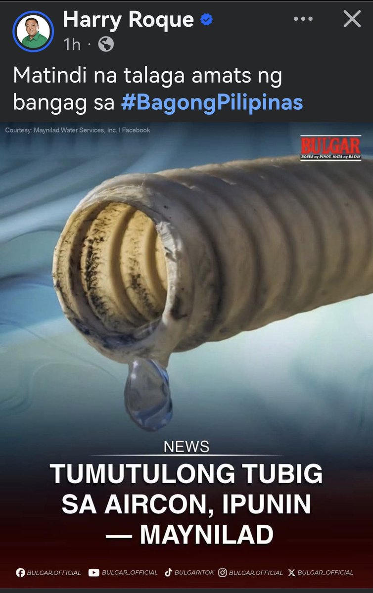 rnb0411oo's tweet photo. @cinecinecine30 Ayon kay Boy Sisi☎️, na nagsabing... "✅Bumili ng mga BALDE 🪣🪣🪣—ipon ang tubig na tumutulo mula sa air conditioner, at inumin ito." https://t.co/98yxOsvFN1