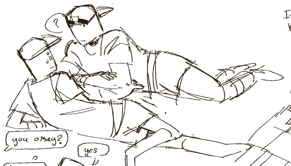 TinyOrcas's tweet photo. I always wanted to make a mini comic cus i sketch so much💭💭Maybe If i get cool suggestions ill do one eventually (Also some sketches before i go to bed, mainly rustrav 💤💤 https://t.co/jSnYH7TB0l