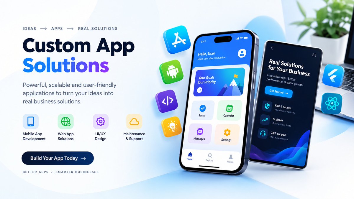 kebinbrown2026's tweet photo. Need a smarter way to grow your business? 🚀

Our App Solutions help streamline operations, improve user experience, and drive business growth with smart digital technology.

📲 Build smarter. Work faster. Grow bigger.

🌐 https://t.co/anpk7OB8Eb

#AppSolutions #DigitalSolutions https://t.co/0KLNAOo5R8