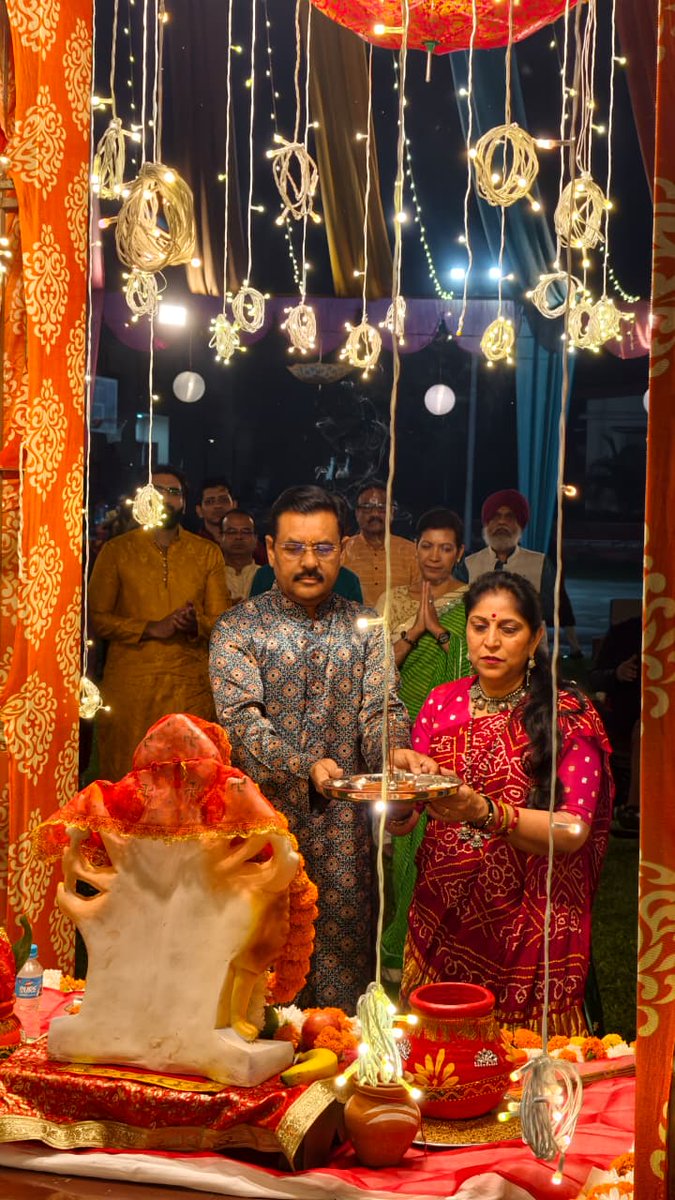 IGNFA_GoI's tweet photo. 🇮🇳✨ Celebrating the rich cultural odyssey of India!

The IGNFA family came together with great gusto through its Cultural Club to celebrate Navratri, as the vibrant colours of traditional attire, the rhythmic beats of dandiyas and the joyous energy of Garba filled the air with festive fervour. 🪔

A heartfelt celebration of India’s incredible cultural diversity, where traditions transcend boundaries, communities come together, and every rhythm tells a story of our shared heritage. 

From the many cultural expressions of our land emerges one beautiful spirit — a nation united in its diversity, enriched by its traditions, and bound together by the threads of mutual respect, harmony and belonging. 🇮🇳✨

#IGNFA #Navratri #CulturalHeritage #UnityInDiversity