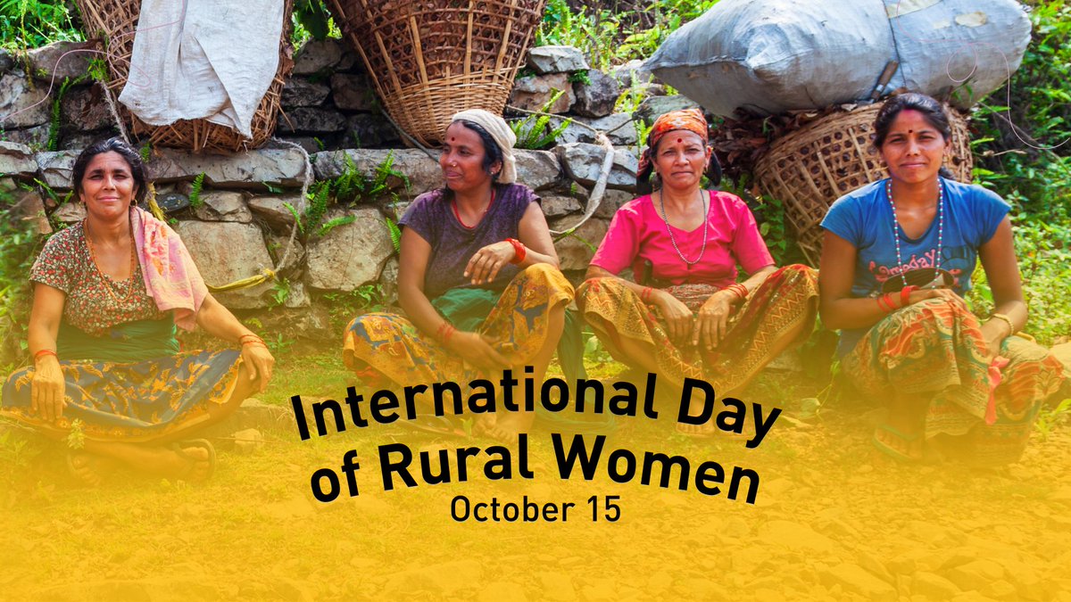 Indiagovin's tweet photo. The #InternationalDayOfRuralWomen is celebrated today. It honors the invaluable contributions of rural &amp; indigenous women to agriculture, food security, &amp; rural development, while driving efforts to eliminate rural poverty.
Theme : Rural Women Farmers Caring for Mother Nature https://t.co/ppUCpsbzSG